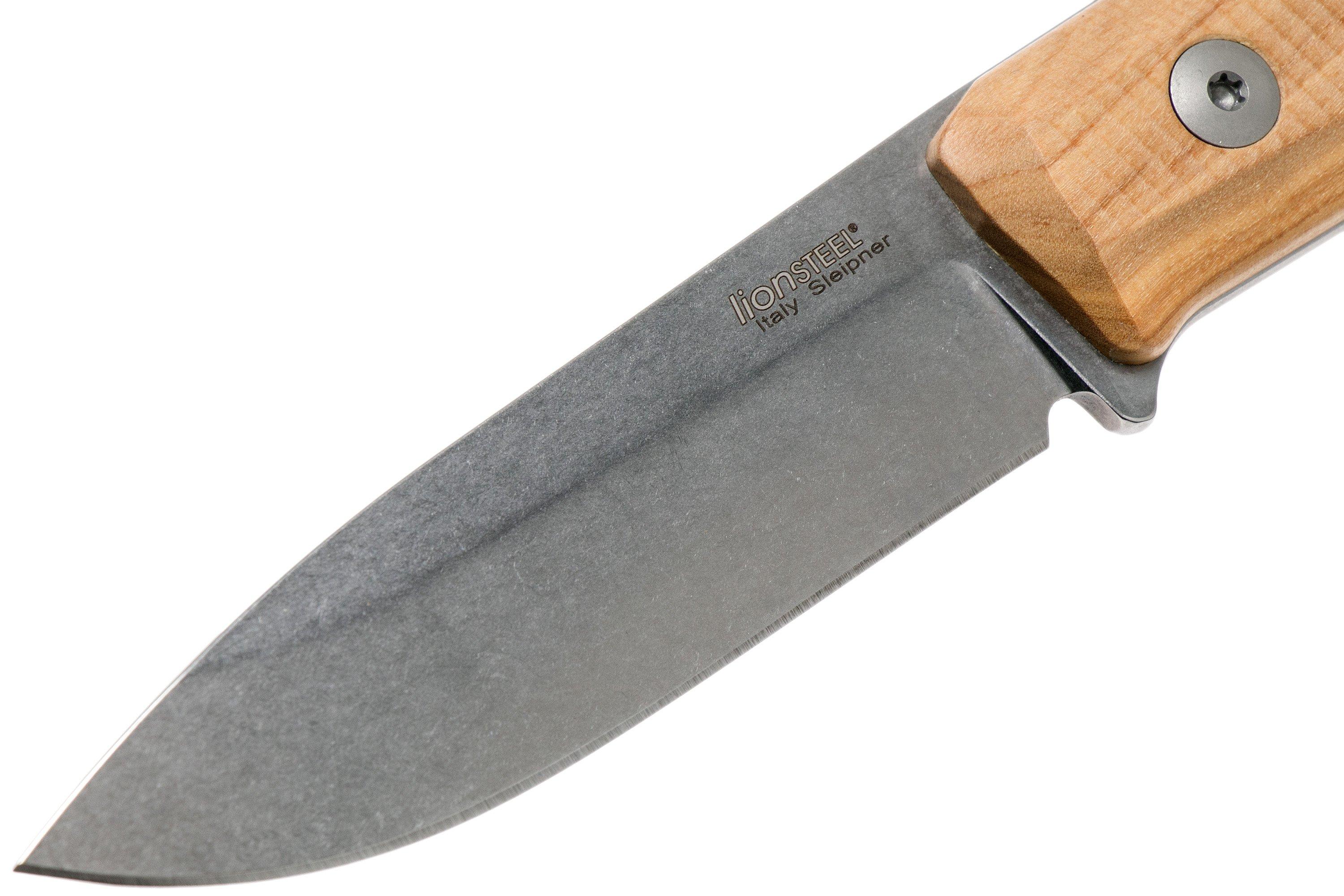 LIONSTEEL B40 UL LEGNO ULIVO COLTELLO BUSHCRAFT