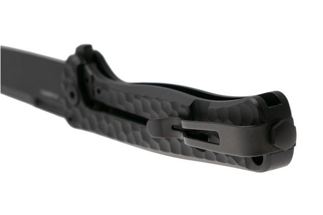 Bild für LionSteel Emmet EM01A BB Old Black MagnaCut, Black Aluminium Hammertone, Taschenmesser, Molletta Design