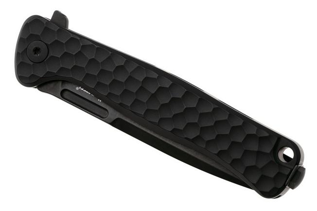 Bild für LionSteel Emmet EM01A BB Old Black MagnaCut, Black Aluminium Hammertone, Taschenmesser, Molletta Design