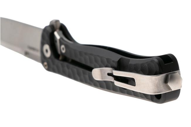 Bild für LionSteel Emmet EM01A BS Stonewashed MagnaCut, Black Aluminium Hammertone, Taschenmesser, Molletta Design