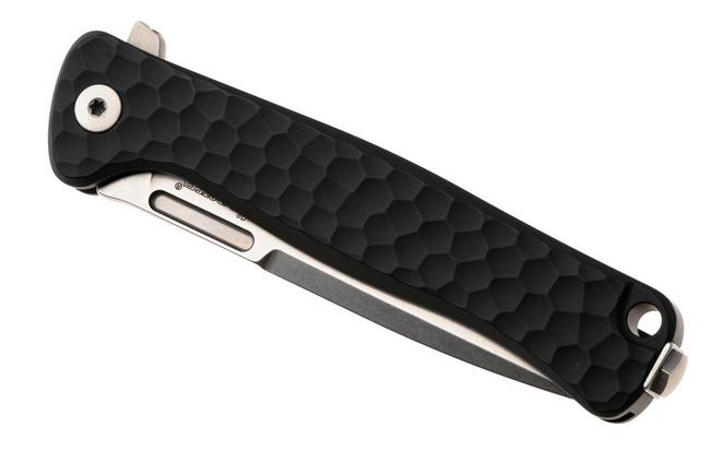 Bild für LionSteel Emmet EM01A BS Stonewashed MagnaCut, Black Aluminium Hammertone, Taschenmesser, Molletta Design