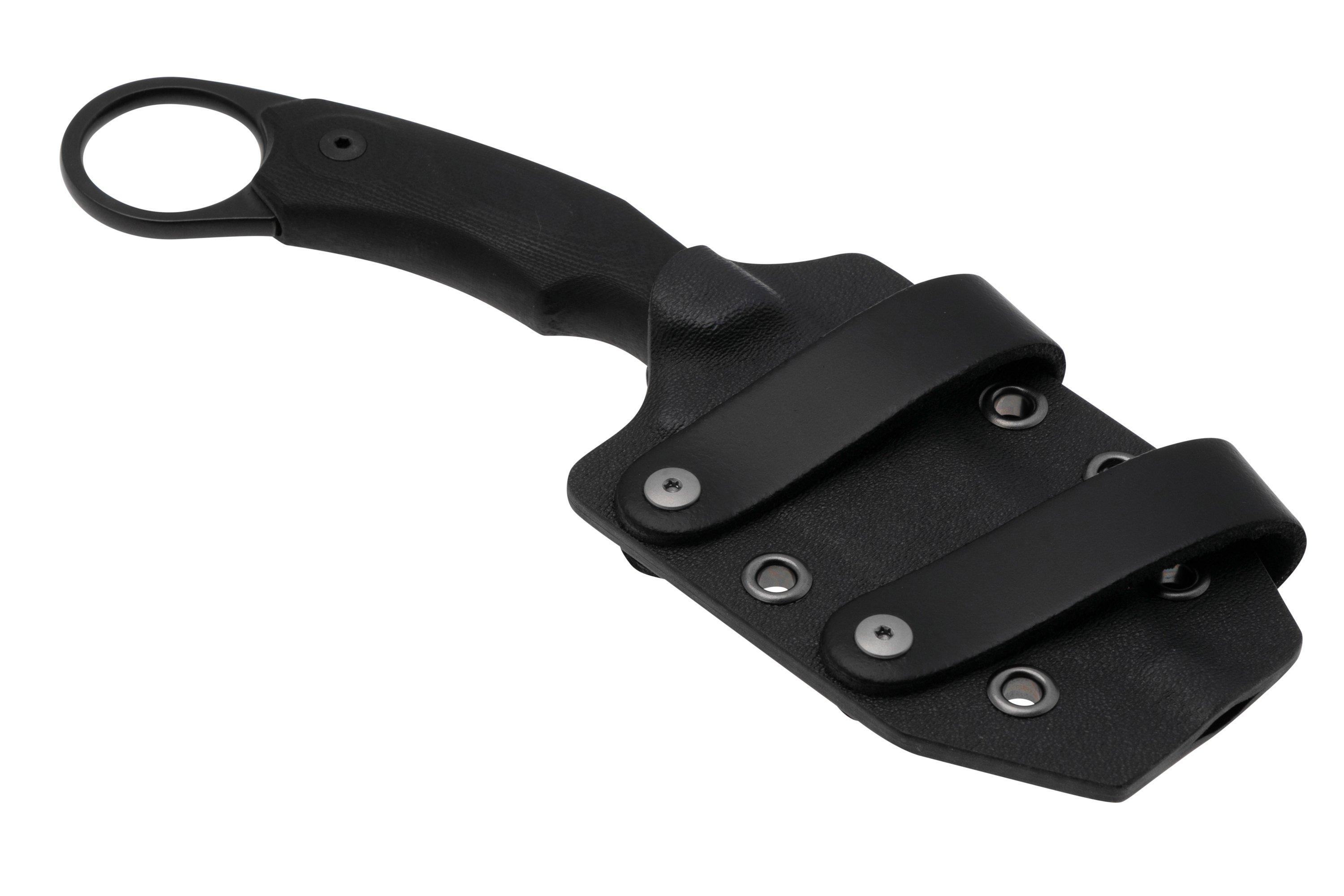 LionSteel H2B Drop Point Block GBK Black G10 fixed knife, Tommaso ...