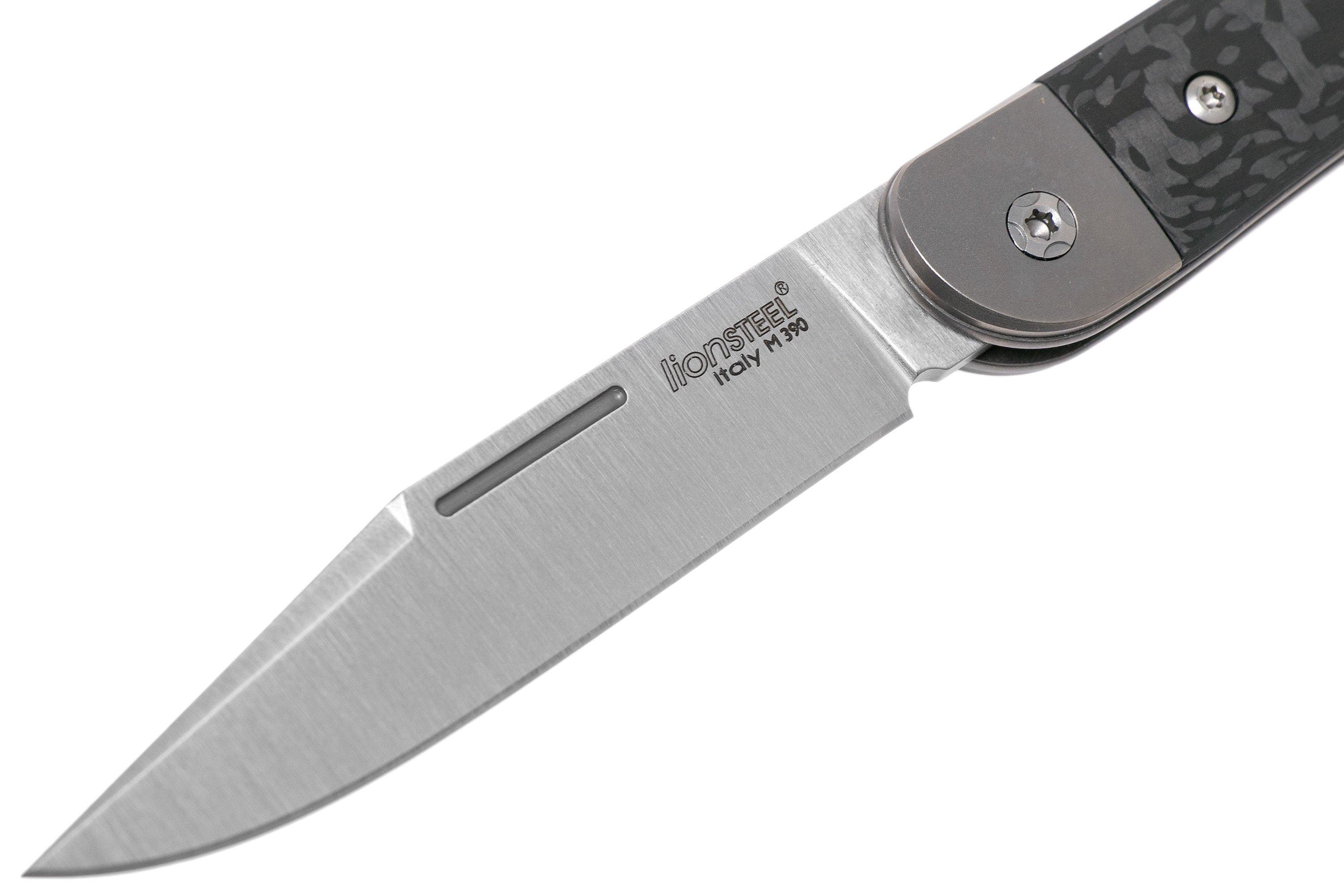 LionSteel Jack 1 Carbon Fibre JK1 CF pocket knife | Advantageously ...