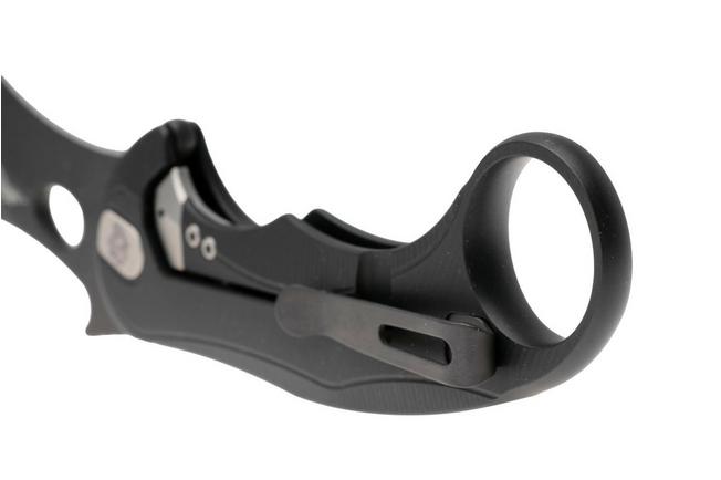 Bild für LionSteel L.E.One Mid LE2-BB, Old Black M390, Black Aluminum, Karambit Taschenmesser