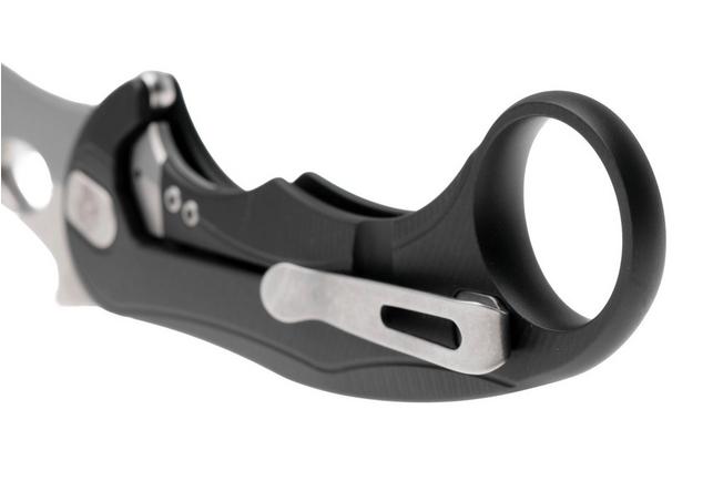 Bild für LionSteel L.E.One Mid LE2-BS, Stonewashed M390, Black Aluminum, Karambit Taschenmesser