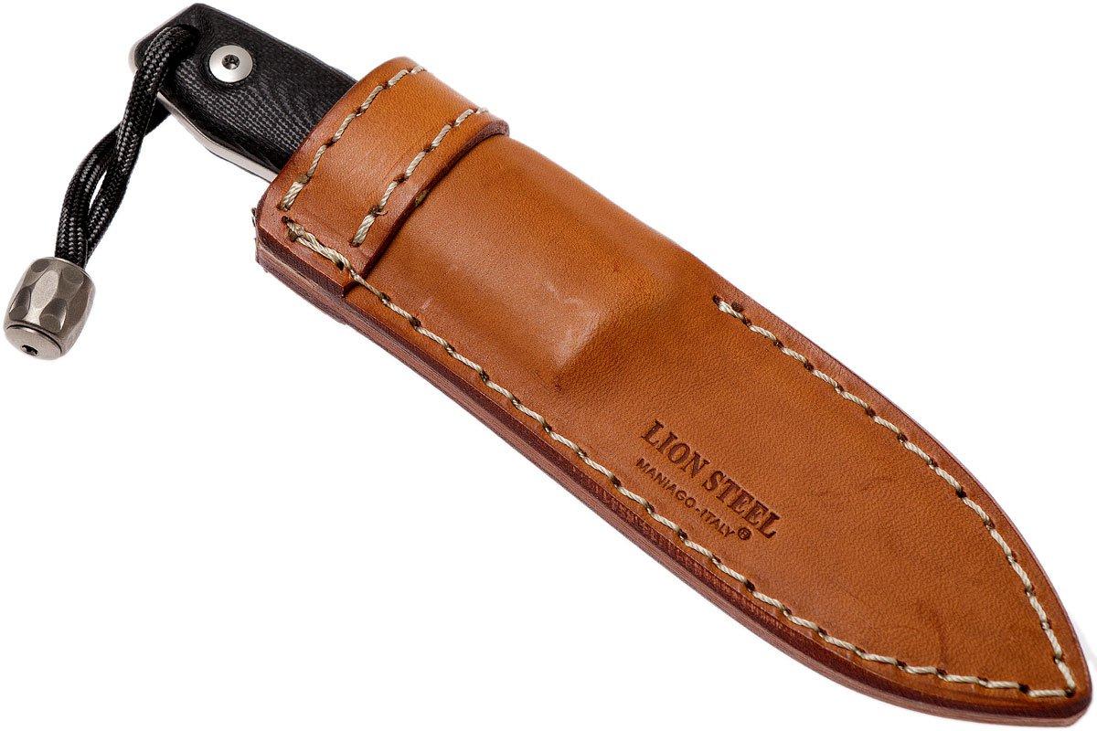 LionSteel M1-GBK Black G10, fixed knife | Advantageously shopping at ...