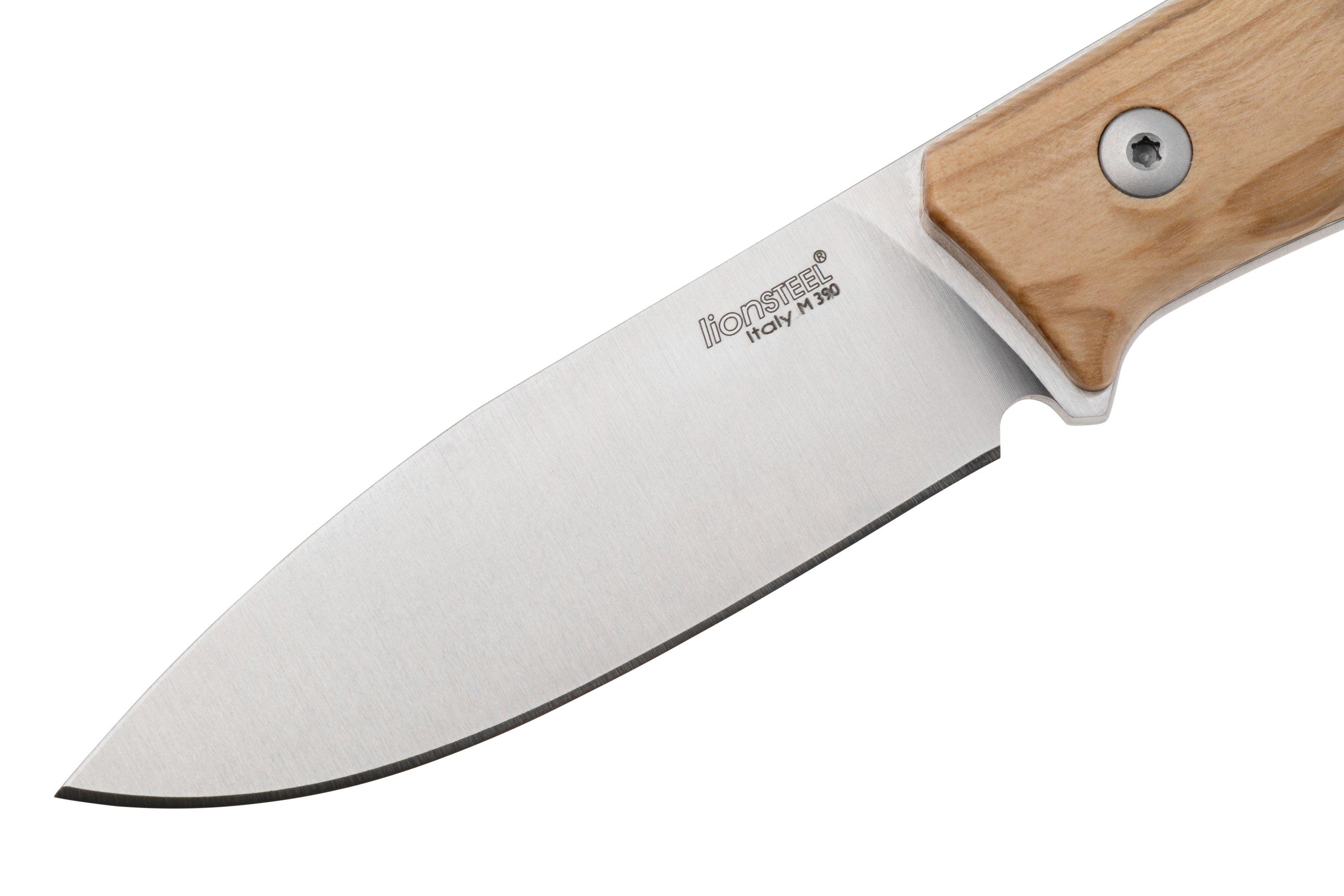 LionSteel M1-UL Olive wood, fixed knife | Advantageously shopping at ...