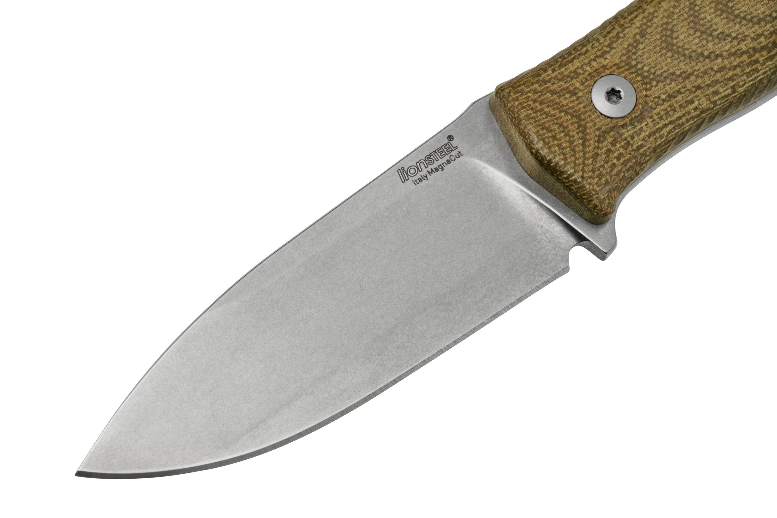 LionSteel M4 Green Micarta MagnaCut M4-MC-CVG, Knivesandtools Exclusive ...