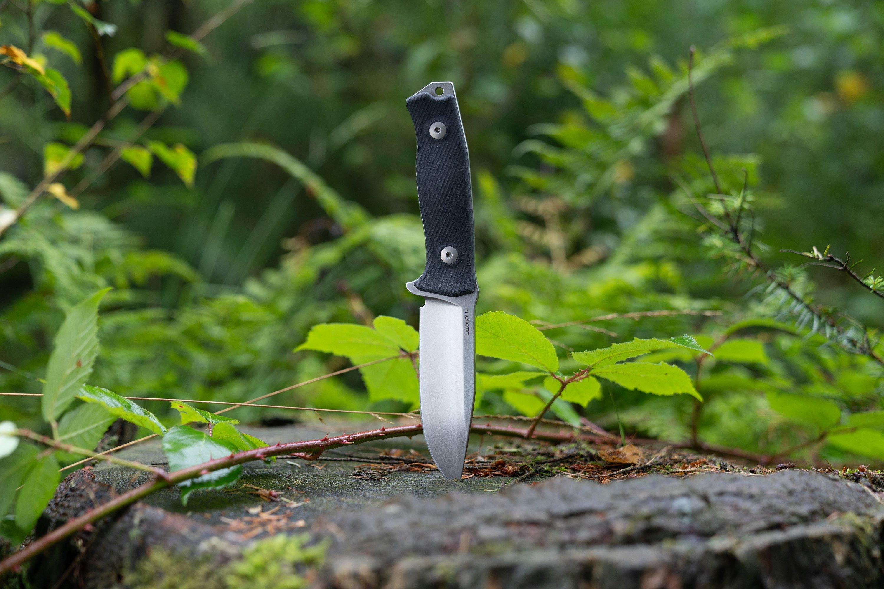 LionSteel M5 CPM 3V, Black G10 Knivesandtools Exclusive survival knife ...