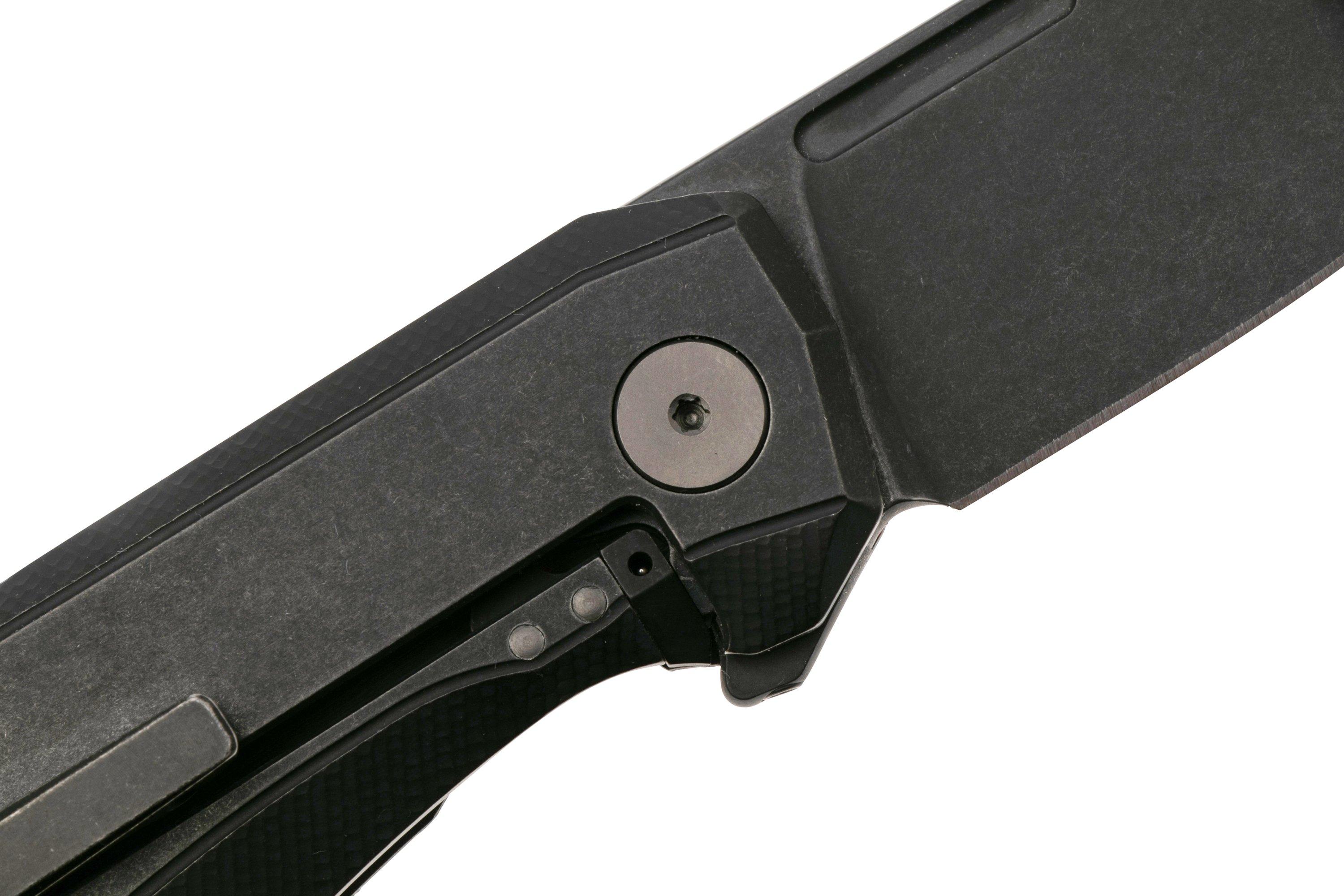 LionSteel Nano NA01-NB CPM MagnaCut, Old Black Nebula FatCarbon pocket ...
