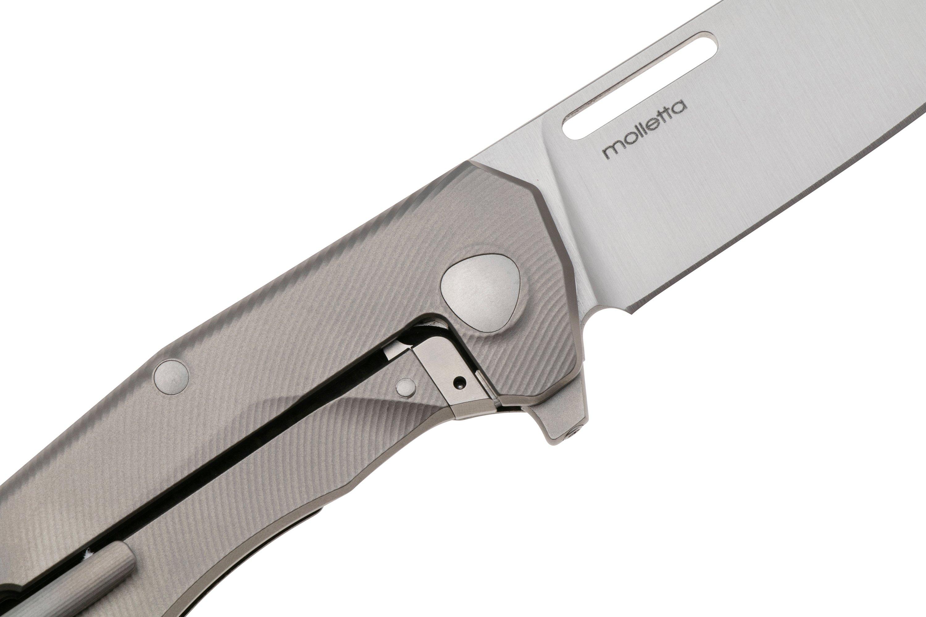LionSteel Q4ttro, Satin MagnaCut, Green Burlap Micarta, pocket