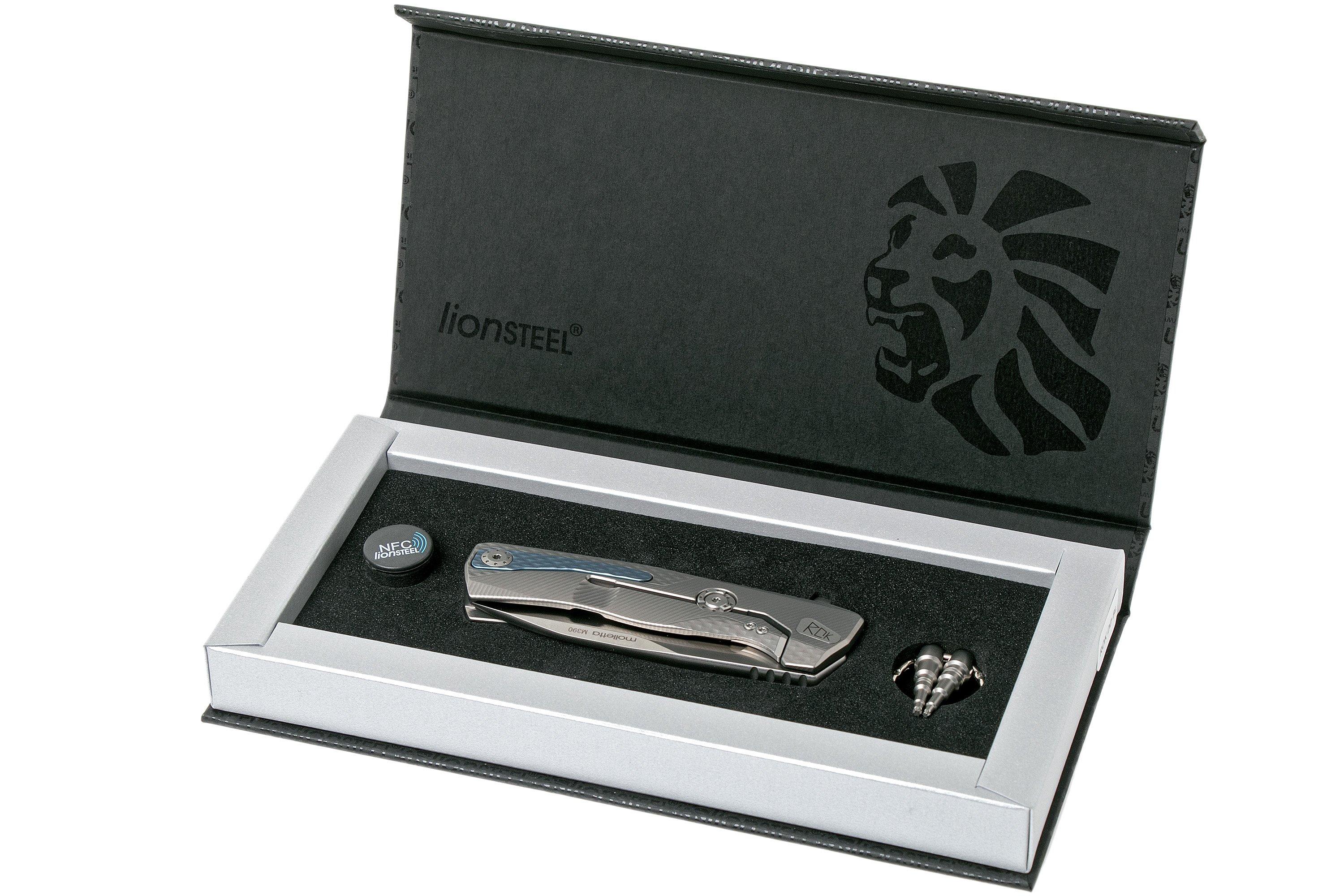 LionSteel ROK Grey Titanium ROK G pocket knife | Advantageously ...