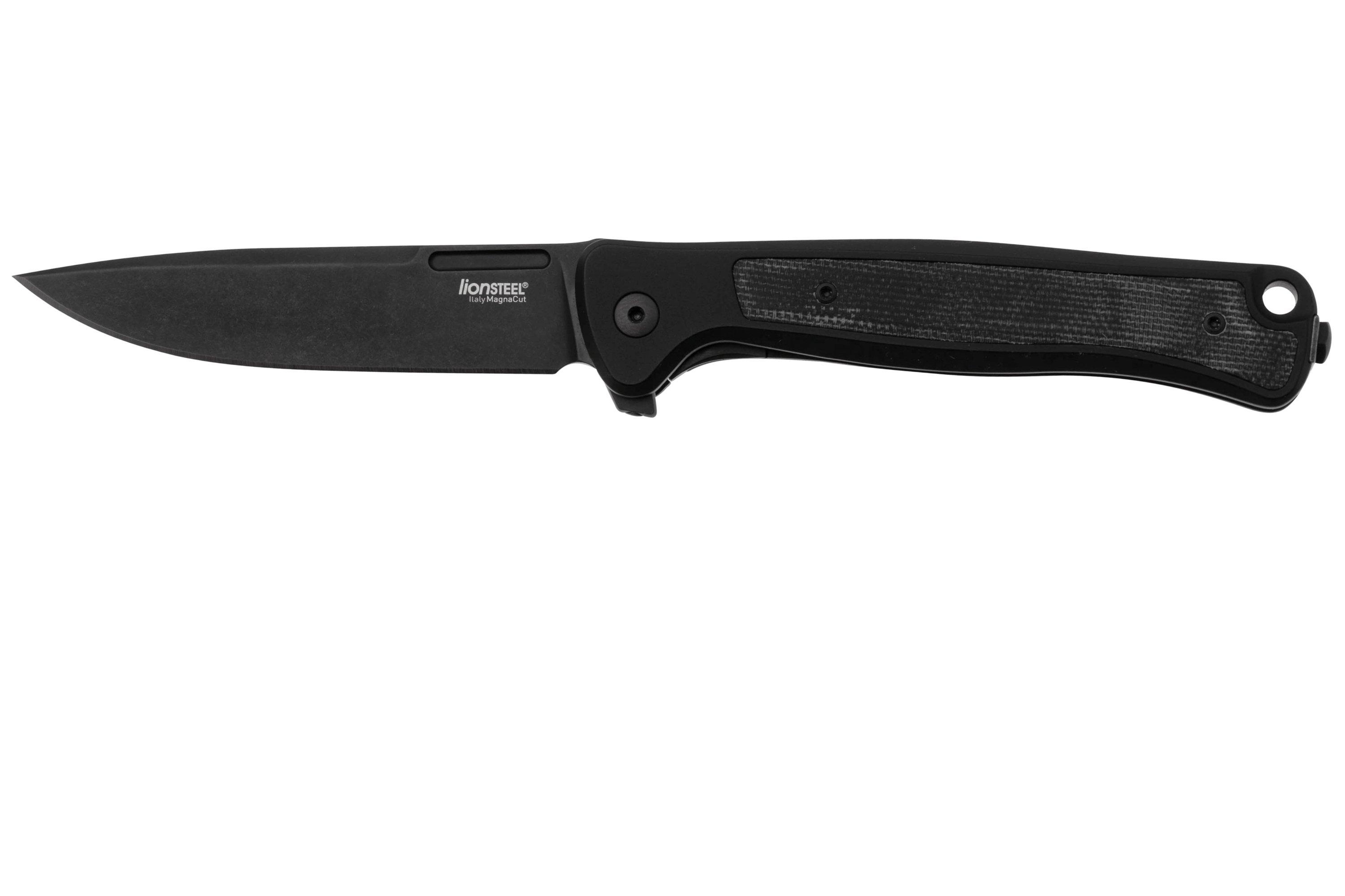 LionSteel Skinny Solid SK01A BB Black Aluminium Black Canvas  