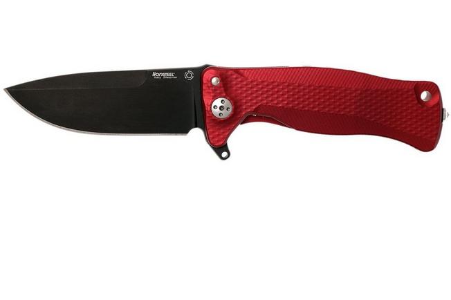 Bild für LionSteel SR11 Aluminum Red, black blade, SR11 A RB Taschenmesser
