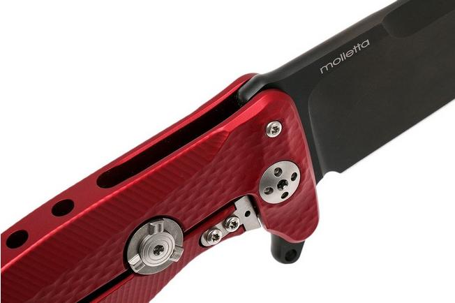 Bild für LionSteel SR11 Aluminum Red, black blade, SR11 A RB Taschenmesser