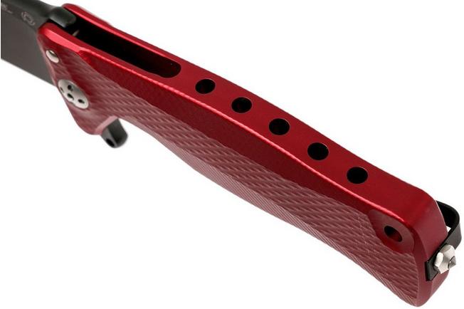 Bild für LionSteel SR11 Aluminum Red, black blade, SR11 A RB Taschenmesser