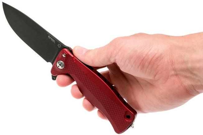 Bild für LionSteel SR11 Aluminum Red, black blade, SR11 A RB Taschenmesser
