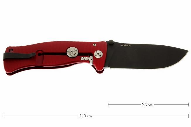 Image for LionSteel SR-1A-RB, aluminum, red/black