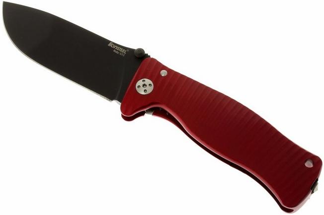 Image for LionSteel SR-1A-RB, aluminum, red/black