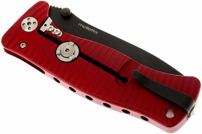Image for LionSteel SR-1A-RB, aluminum, red/black