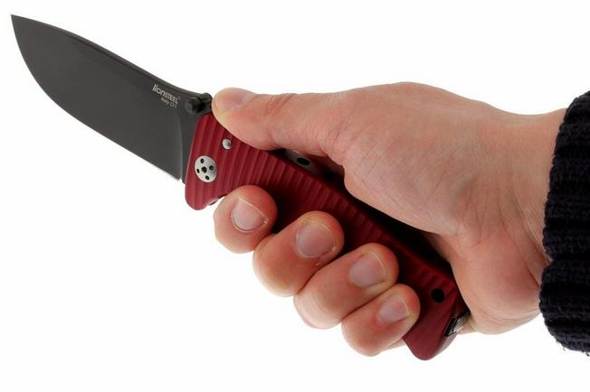 Image for LionSteel SR-1A-RB, aluminum, red/black