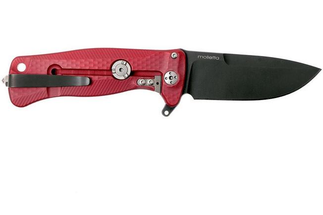 Bild für LionSteel SR22A-RB Red Aluminium, Black Blade