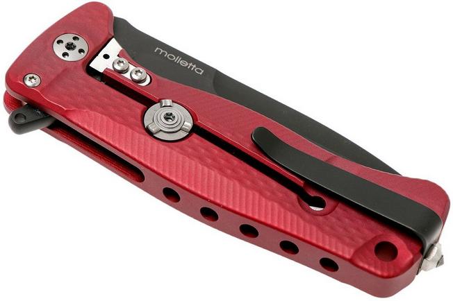 Bild für LionSteel SR22A-RB Red Aluminium, Black Blade