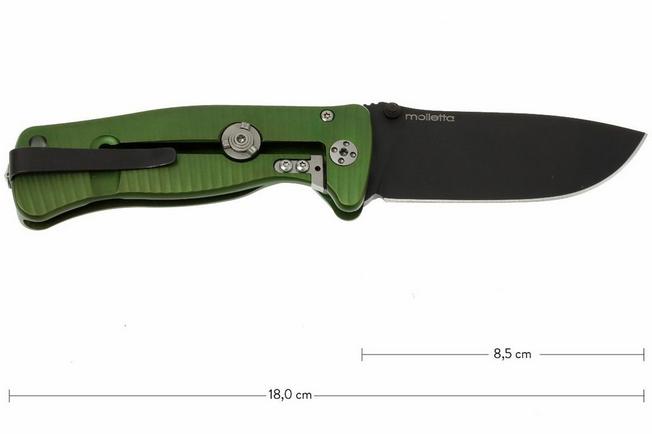 Image for LionSteel SR-2A-GB, aluminium, Green/Black