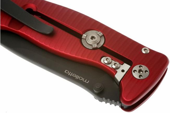 Image for LI-SR2A-OS LionSteel SR-2A-OS, aluminum, red/black