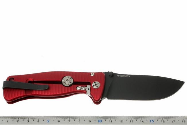 Image for LI-SR2A-OS LionSteel SR-2A-OS, aluminum, red/black