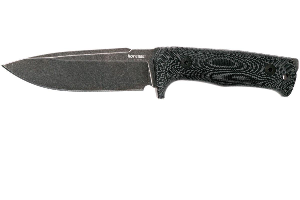 LionSteel T5, Black Fixed Knife | Advantageously Shopping At ...