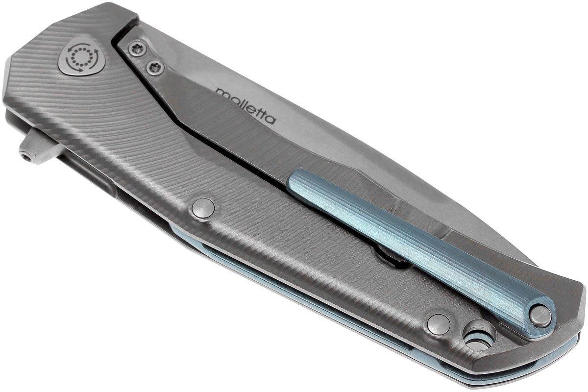 LionSteel TRE BL Titanium, blue | Advantageously shopping at 