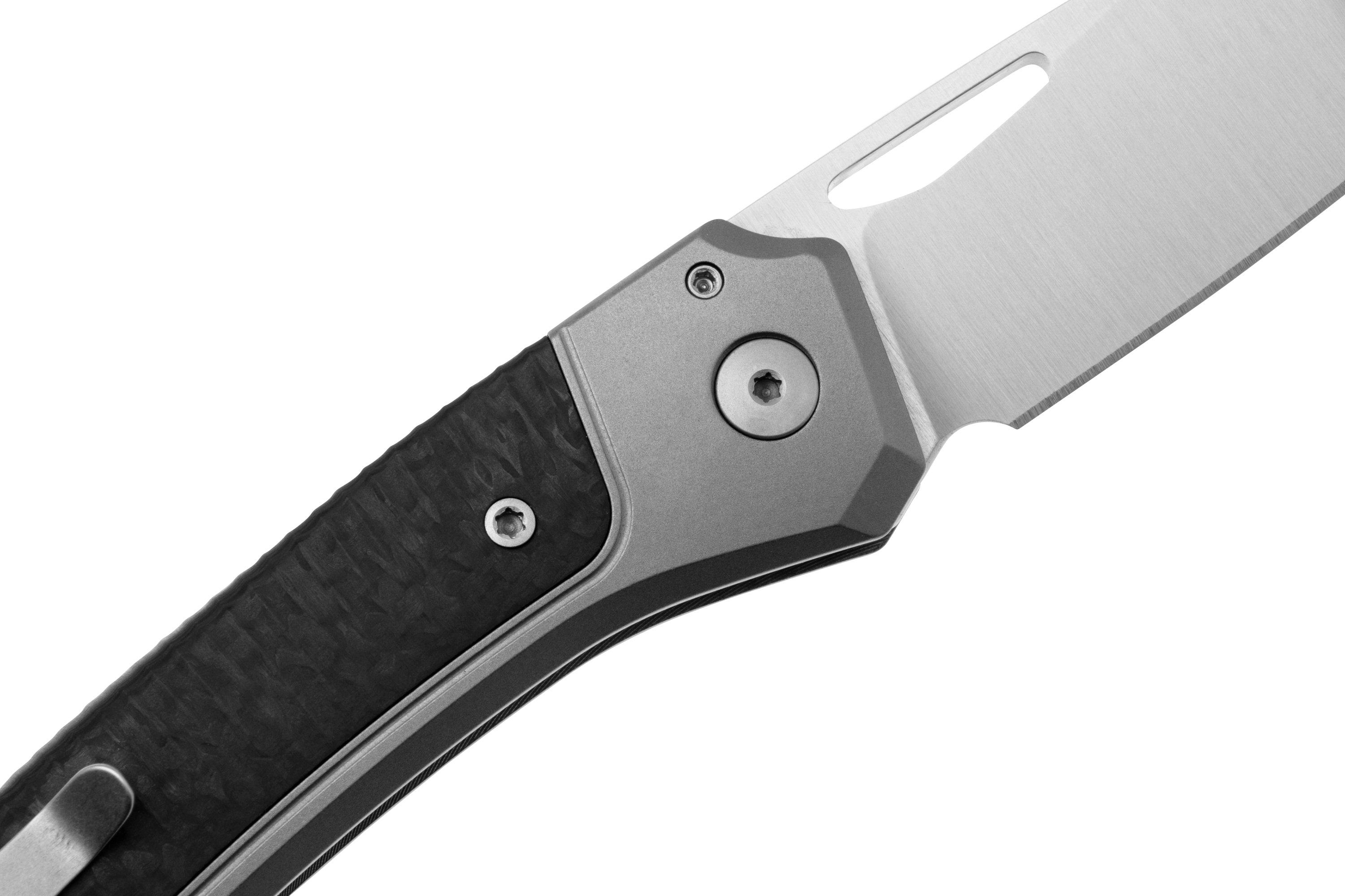 LionSteel Twain TW-GY-CF Titanium, Carbon Fiber, pocket knife
