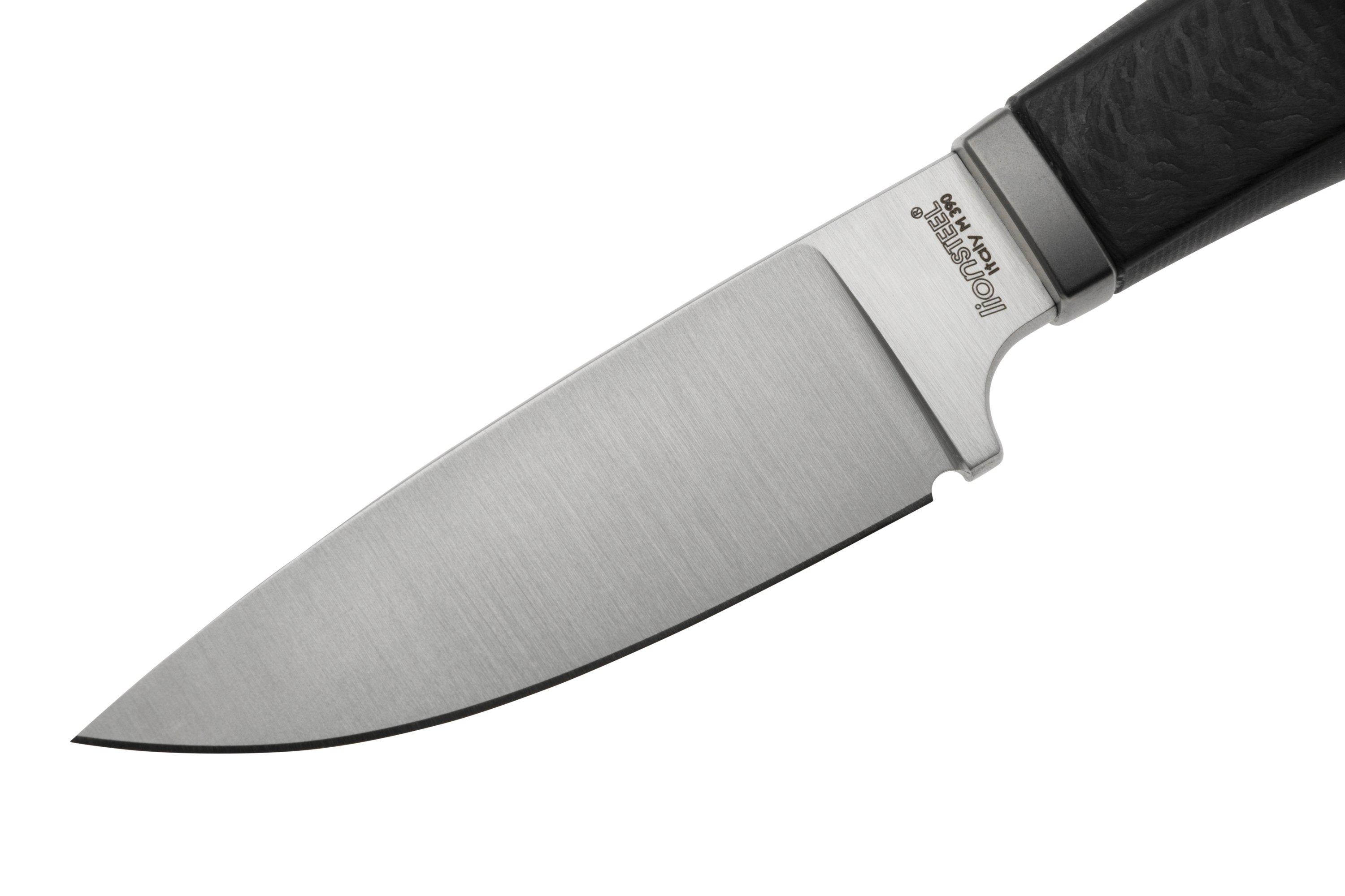 LionSteel Willy WL1-CF, M390 Droppoint Carbon Fiber, feststehendes ...