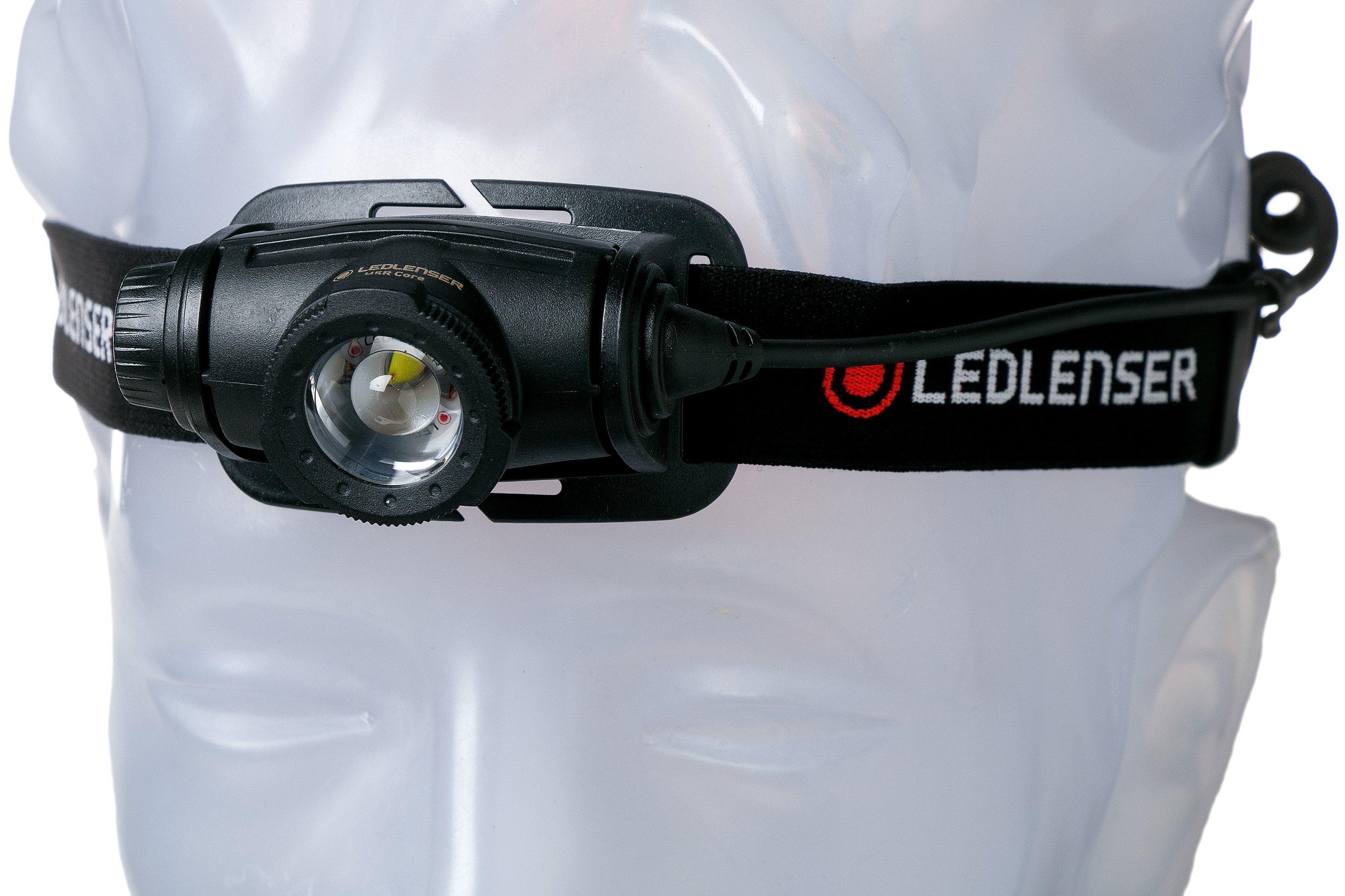 Lampe frontale 1 LED blanche - LedLenser® H5R Core - Etanche IP67 -  Rechargeable