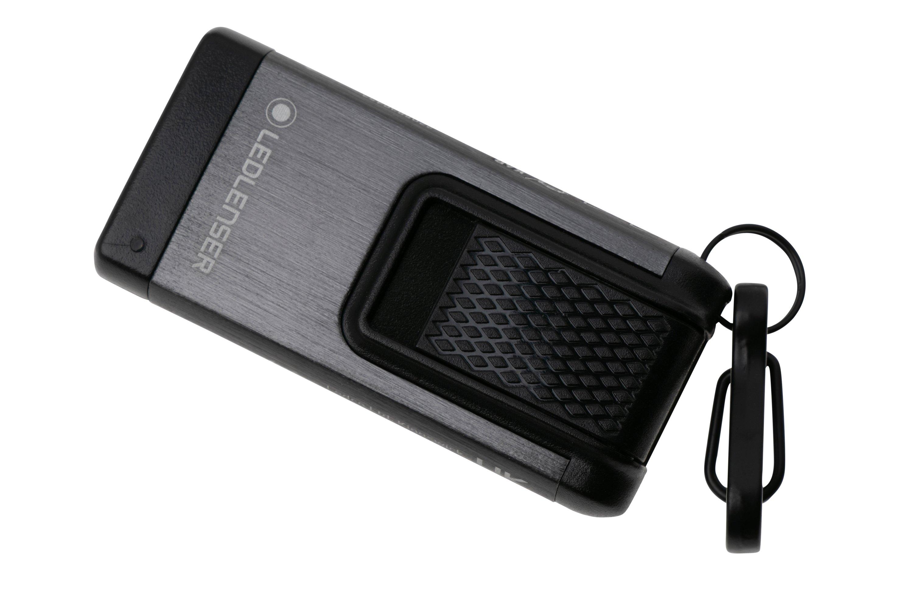 Ledlenser K4R rechargeable keychain flashlight, 120 lumens, grey ...