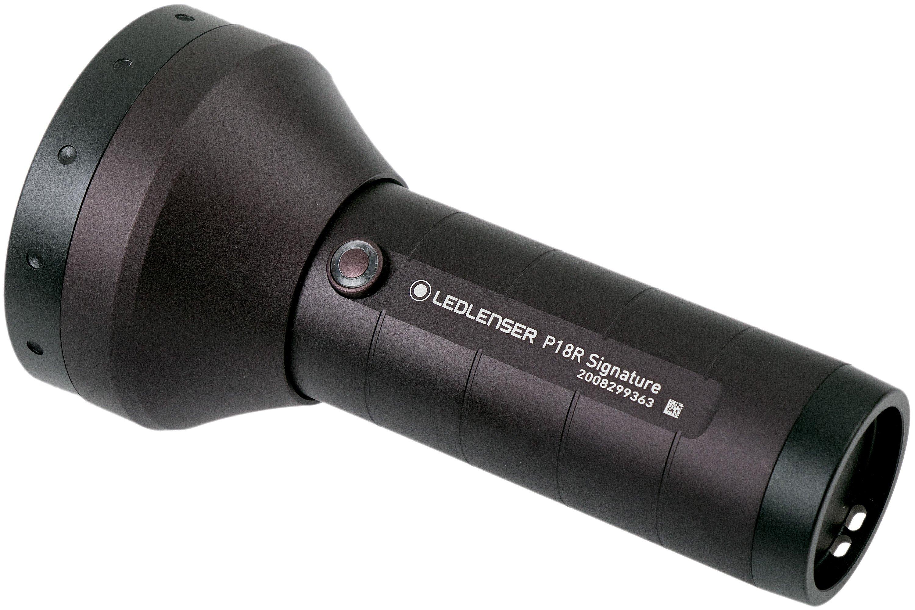 Ledlenser P18R Signature rechargeable flashlight