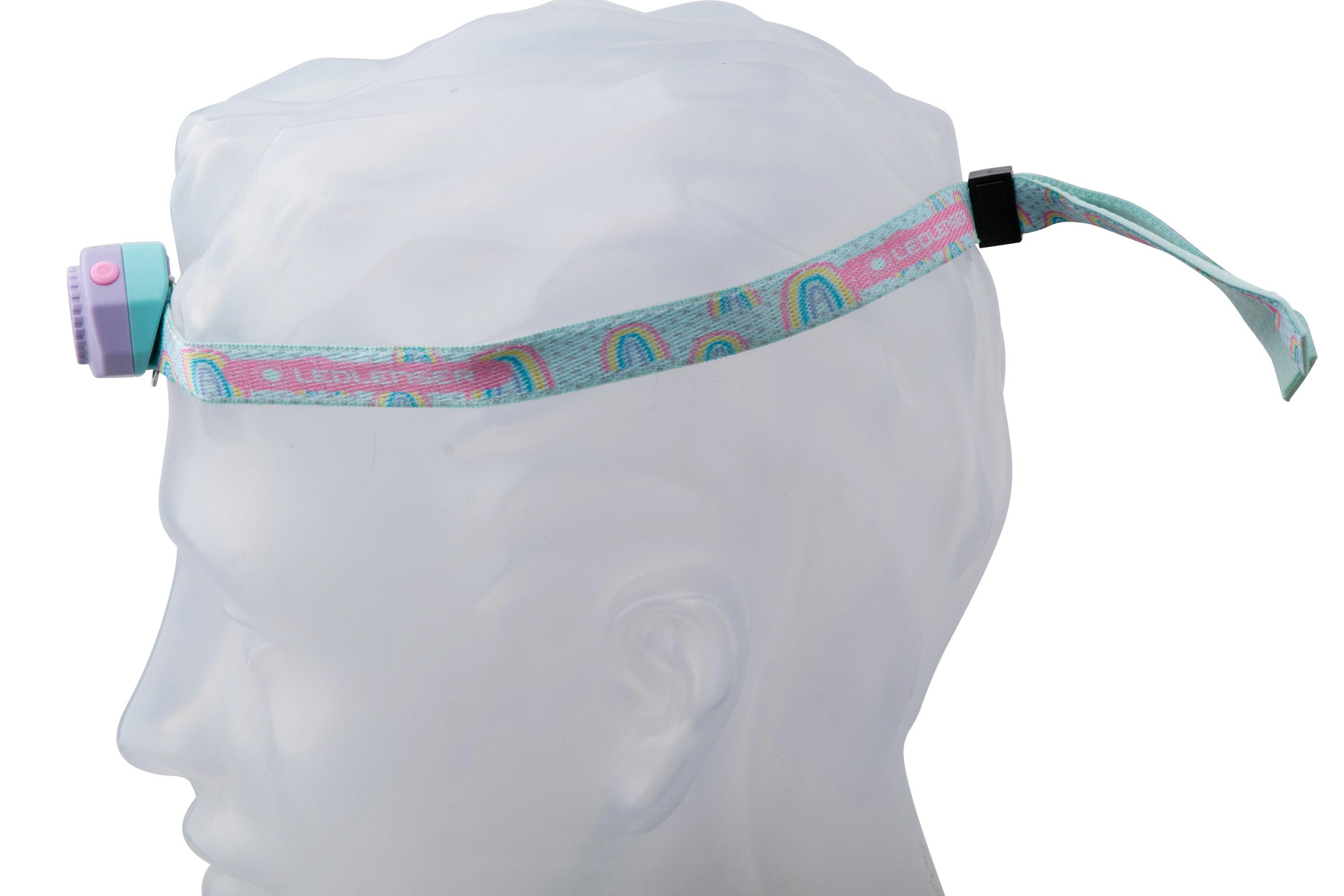 LEDLenser KidLED4R – Torcia Frontale Ricaricabile USB Per Bambini – Colori Verde O Viola