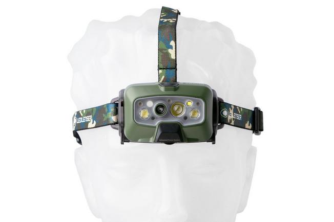 Image for Ledlenser HF8R Core RGB Special Edition, rechargeable head torch with bluetooth, Camo, 1600 lumens