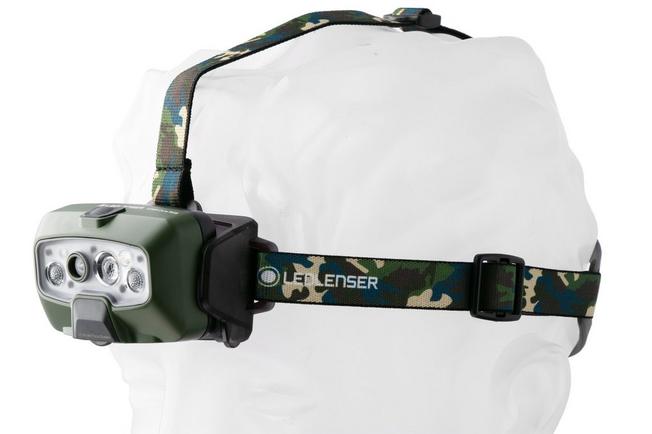 Image for Ledlenser HF8R Core RGB Special Edition, rechargeable head torch with bluetooth, Camo, 1600 lumens