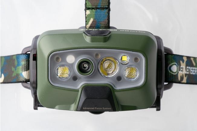 Image for Ledlenser HF8R Core RGB Special Edition, rechargeable head torch with bluetooth, Camo, 1600 lumens