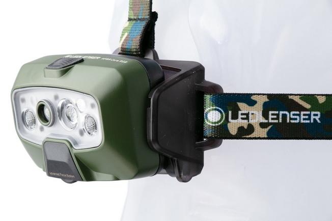 Image for Ledlenser HF8R Core RGB Special Edition, rechargeable head torch with bluetooth, Camo, 1600 lumens