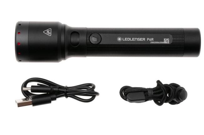 Image for Ledlenser P6R rechargeable flashlight, 1200 lumens