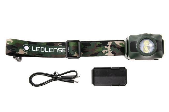 Afbeelding voor Ledlenser HF4R RGB 503309 Camo, oplaadbare hoofdlamp, 650 lumen