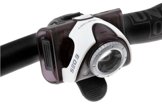 Ledlenser SEO B3 White bike light | Advantageously at Knivesandtools.com