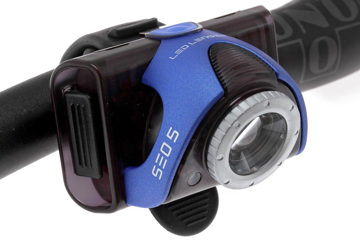 Ledlenser SEO B5R Blue oplaadbare fietslamp | Voordelig kopen bij ...
