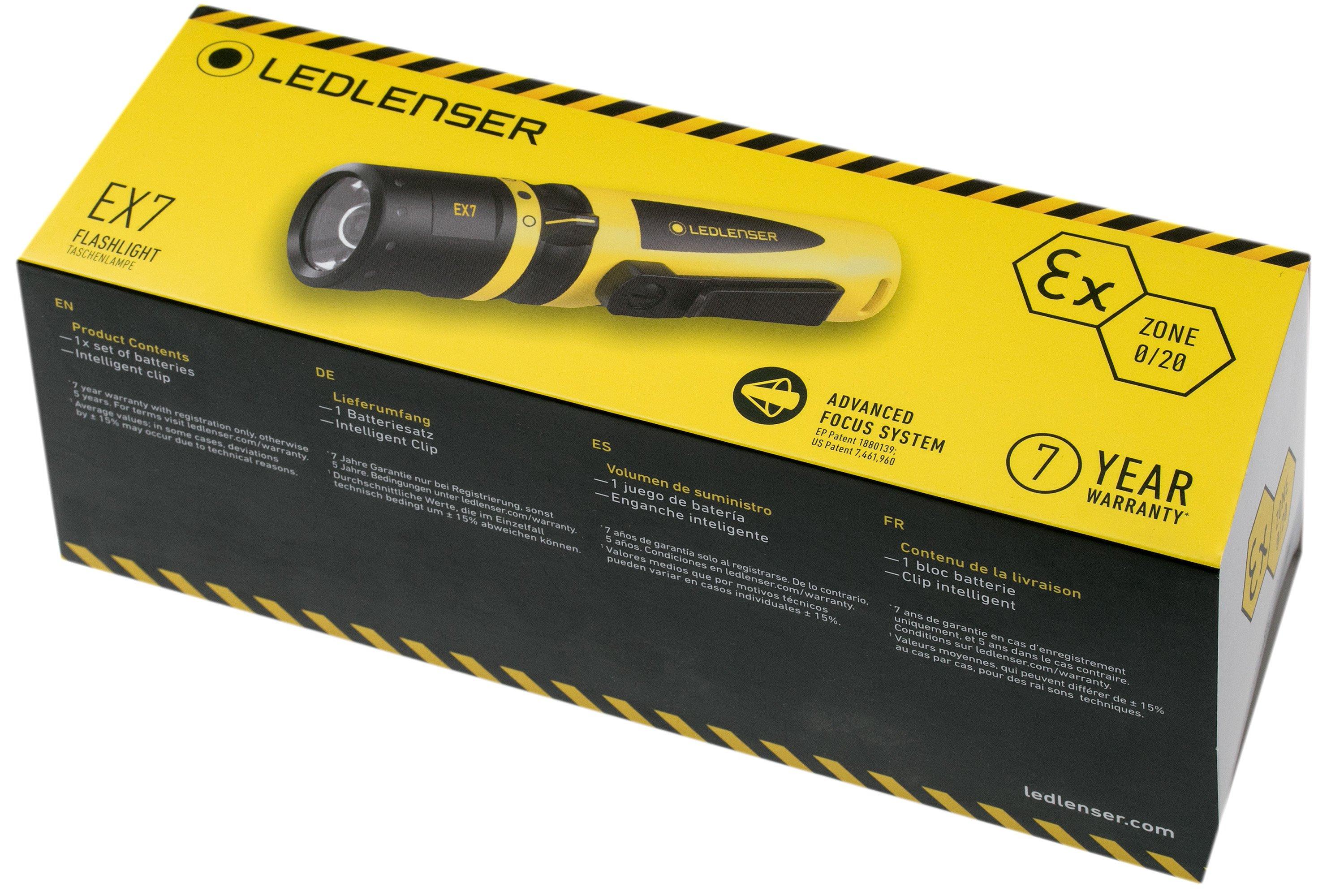 LEDLENSER EX7 Torch フラッシュライト　ハンディライト Ledlenser Atex EX7 flashlight, 200 lumens | Advantageously