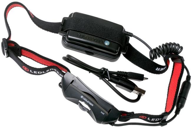 Ledlenser H4R torcia da testa ricaricabile con luce rossa