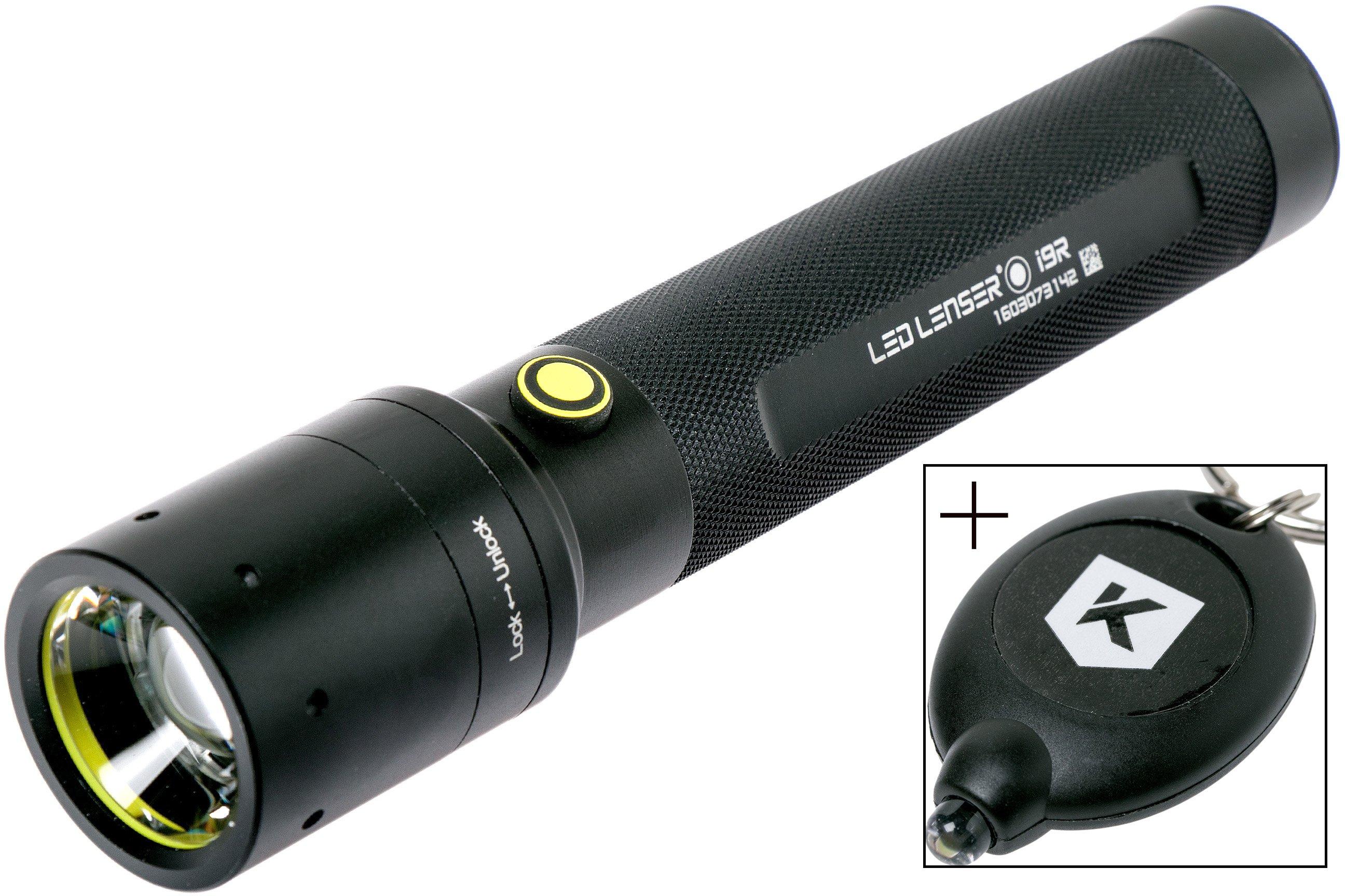 LedLenser i9R Industrial rechargeable flashlight Advantageously shopping at Knivesandtools.co.uk