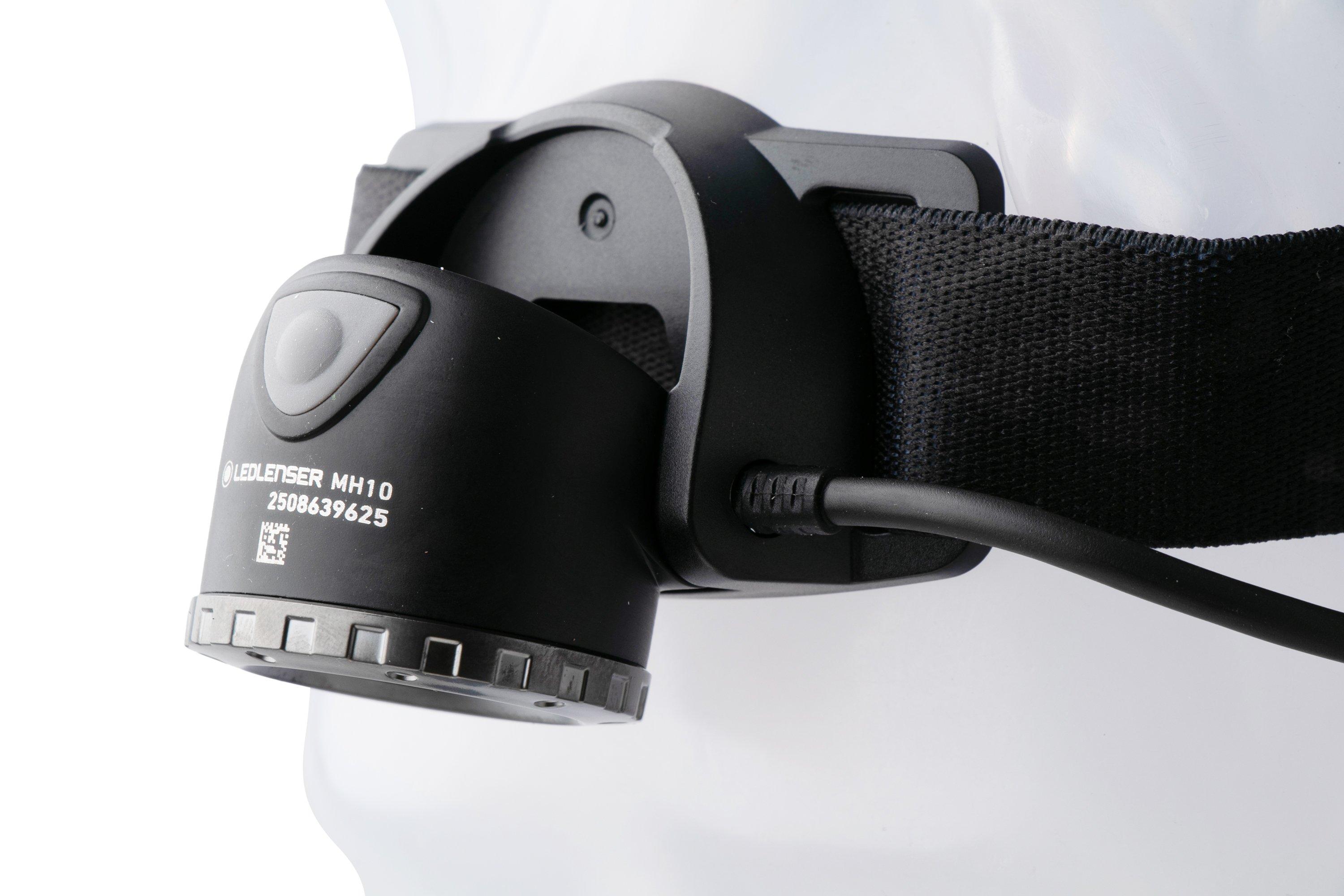 Ledlenser MH10 Frontale Ricaricabile 600 Lumen - Perfetta Per Caccia, Pesca E Avventure Outdoor - Con Luce Posteriore E Filtri
